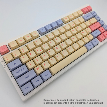 XDA Keycaps FR Azerty - Marshmellow