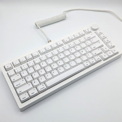 MonsGeek M1 V5 VIA Custom Mechanical Keyboard Blanc sur Blanc